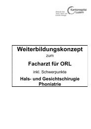 Luzern - Schweizerischen Gesellschaft für Oto-Rhino-Laryngologie ...