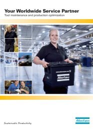 Tool maintenance and production optimization - Atlas Copco