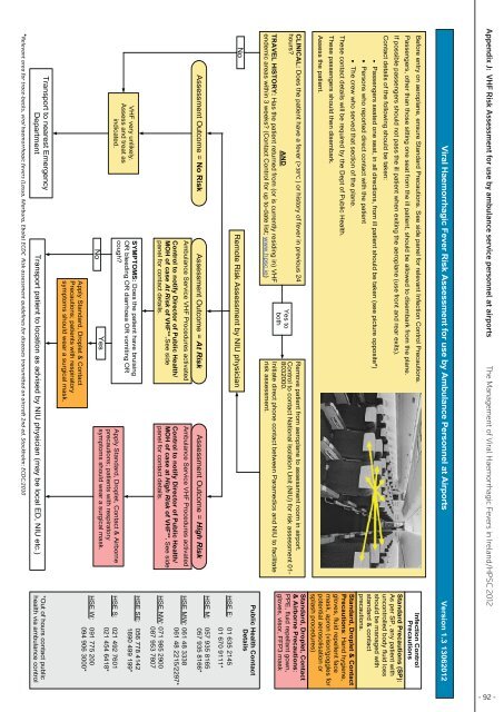 The Management of Viral Haemorrhagic Fevers in Ireland - Health ...