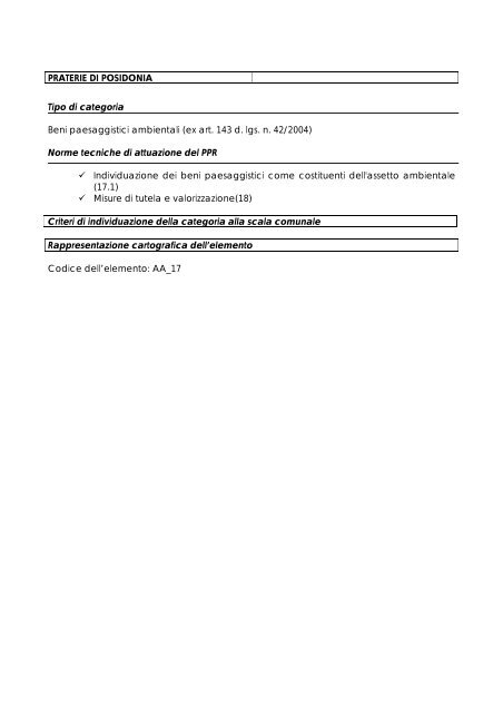 linee guida per l'adeguamento dei piani urbanistici comunali al ppr ...