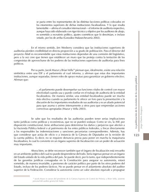 Buenas, malas o raras. Las leyes mexicanas de fiscalización superior