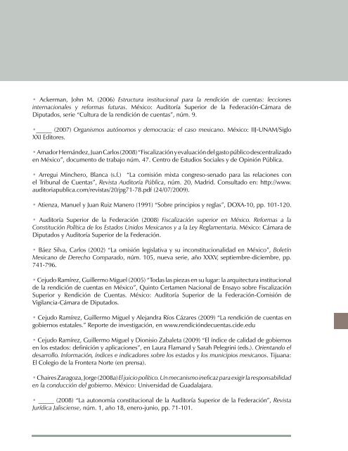 Buenas, malas o raras. Las leyes mexicanas de fiscalización superior