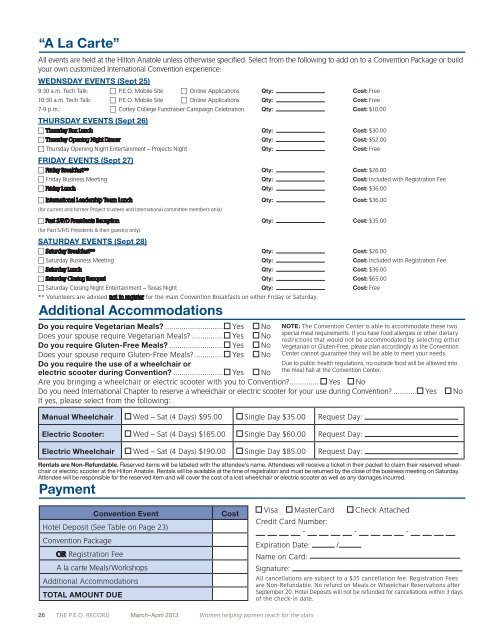 March-April - PEO International