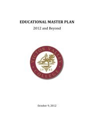 ictor Valley College Educational Master Plan - Victor Valley College