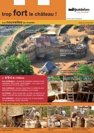 Trop fort le château ! N°10 (PDF - 638 Ko) - Guédelon