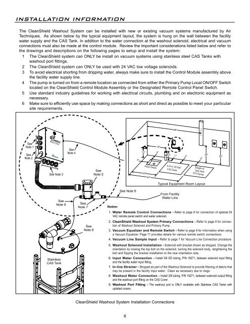 CleanShield - Operators Manual - Air Techniques, Inc.