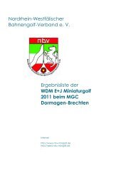 Ergebnisse als PDF - der Abteilung 2 im NBV