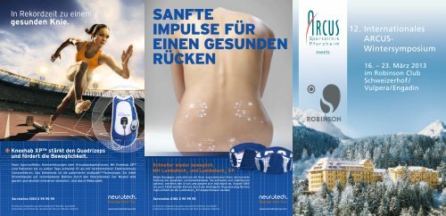 gesunden Knie. - Arcus Sportklinik