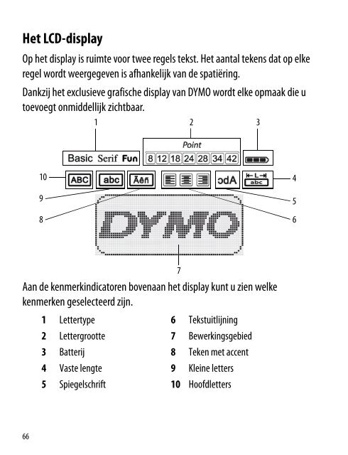 Handleiding - DYMO