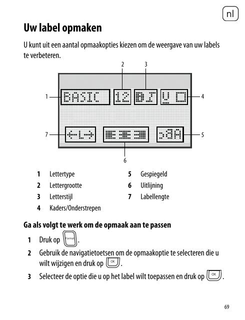 Handleiding - DYMO