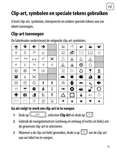 Handleiding - DYMO