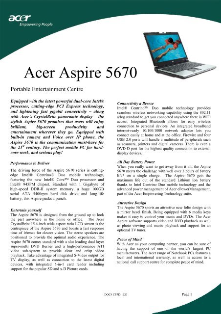 Acer Aspire 2000