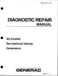 NP Diagnostic Repair Manual - Generac Parts