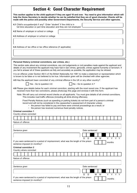 Form MN1 - UK Border Agency - the Home Office