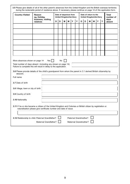 Form MN1 - UK Border Agency - the Home Office