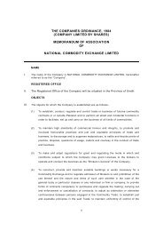 Memorandum of Association - Consultancy Services in Pakistan