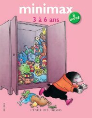 minimax 3 Ã  6 ans - L'Ecole des loisirs