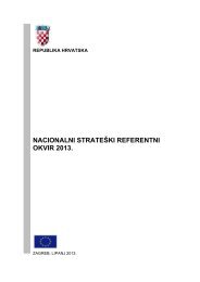 nacionalni strateÅ¡ki referentni okvir 2013. - Ministarstvo ...