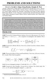 PROBLEMS AND SOLUTIONS