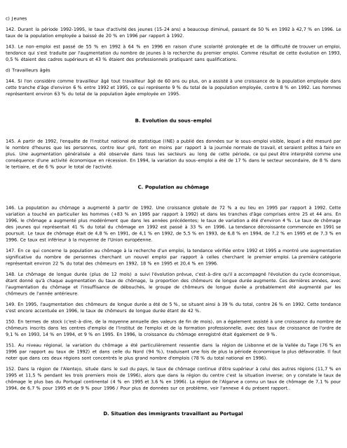 TroisiÃ¨me rapport pÃ©riodique : Portugal. 22/05 ... - Direitos Humanos