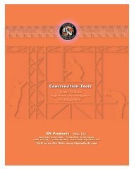 Construction Tools - BN Products