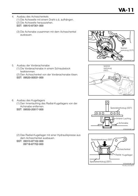 Siehe Seite VA-26.