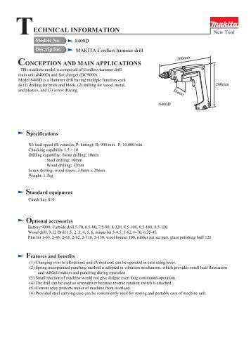 View Service Manual (PDF format 68 KB) - Tool Parts Direct . com