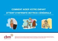 comment aider votre enfant atteint d'infirmitÃ© motrice cÃ©rÃ©brale - CBM