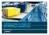 operations flexibility in process industries - Roland Berger Strategy ...