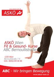 ASKÖ Wien Fit & Gesund- Kurse ABC Bernoullistraße