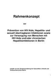 Rahmenkonzept (PDF) - Arbeitsgemeinschaft AIDS-PrÃ¤vention NRW