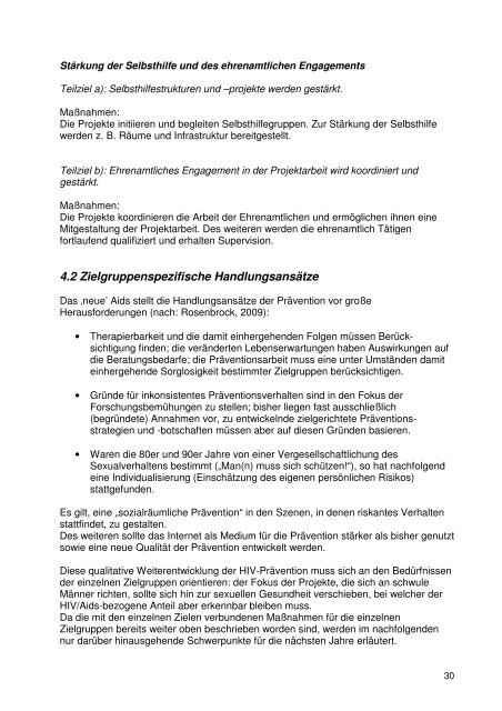 Rahmenkonzept (PDF) - Arbeitsgemeinschaft AIDS-PrÃ¤vention NRW