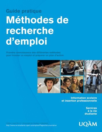 Méthodes de recherche d'emploi Guide pratique - UQAM