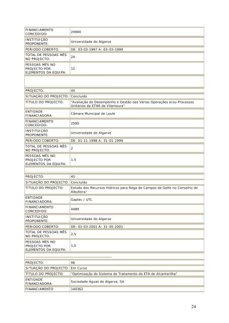 RelatÃ³rio Trienal 1999-2001.pdf - CIMA - Universidade do Algarve