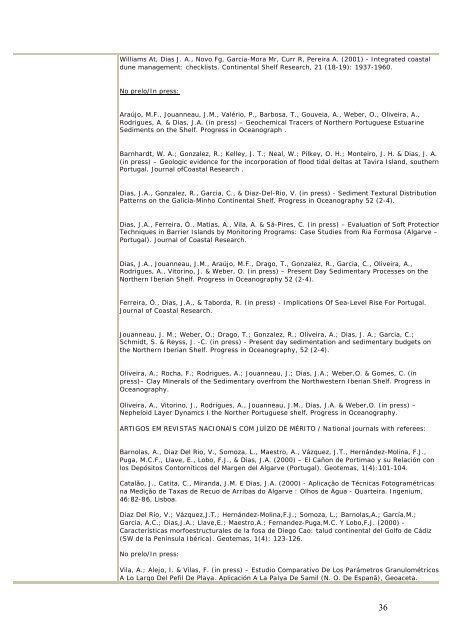 RelatÃ³rio Trienal 1999-2001.pdf - CIMA - Universidade do Algarve