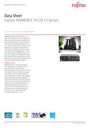 Data Sheet Fujitsu PRIMERGY TX120 S3 Server - Ãnima ...