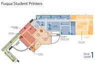 Fuqua Student Printers