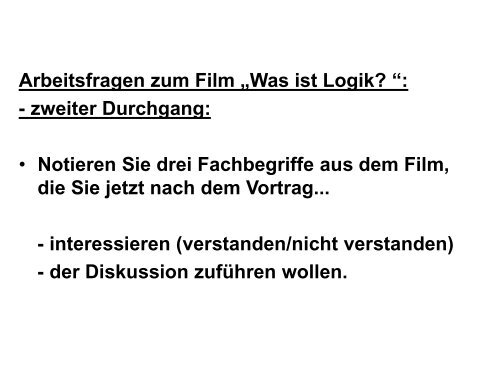 Was ist Logik?