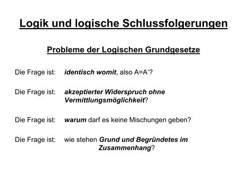 Was ist Logik?