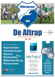 Aftrap 8, seizoen 2013/2014 - CVWieringermeer.nl