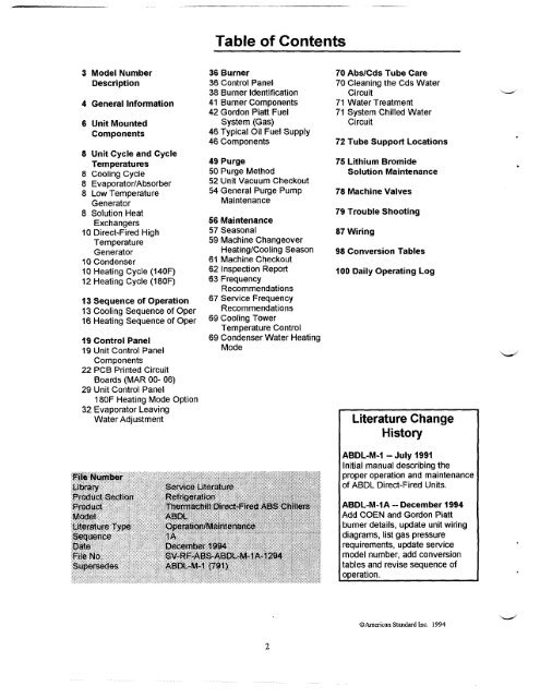 ABDL-M-1A 12/22/1994 Thermachill Direct-Fired Absorption Chiller ...