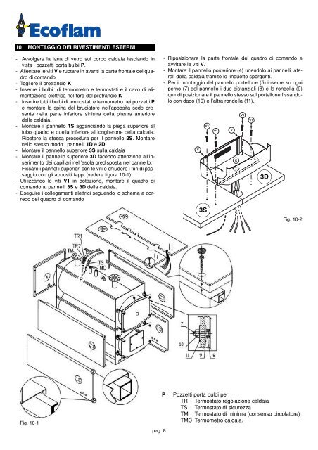 Manuale installatore Modelli 110 - 700 - Elco Ecoflam