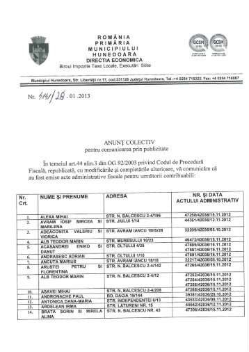 SOMATII PERSOANE FIZICE 28.01.2013.pdf - Primaria Municipiului ...