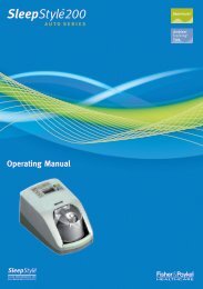 SleepStyle HC254 Auto CPAP User Guide - Sleep Restfully, Inc.