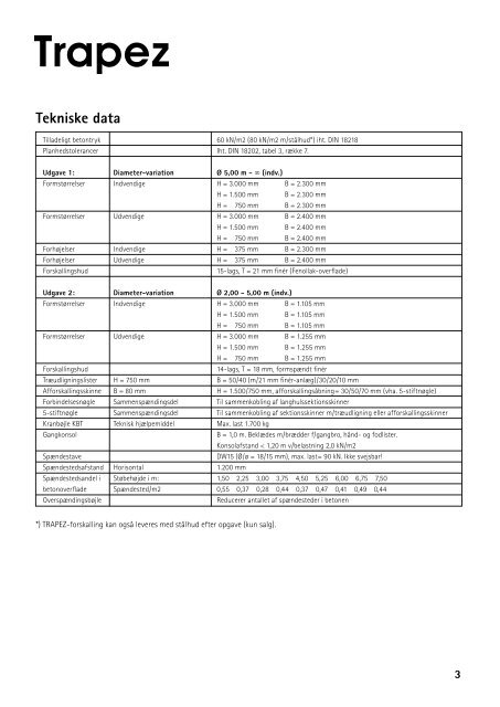 TRAPEZ brochure og montageanvisning - PASCHAL-Danmark A/S