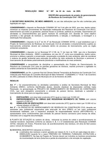 ResoluÃ§Ã£o NÂº 387 de 24/05/2005 - rio.rj.gov.br