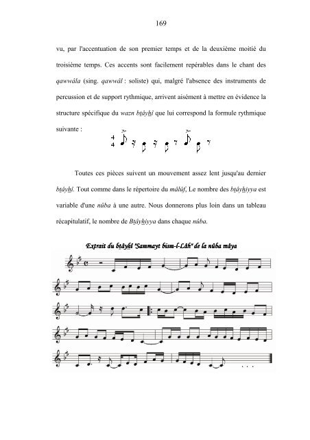 Le répertoire musical de la confrérie religieuse al ... - E-Corpus