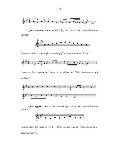 Le répertoire musical de la confrérie religieuse al ... - E-Corpus