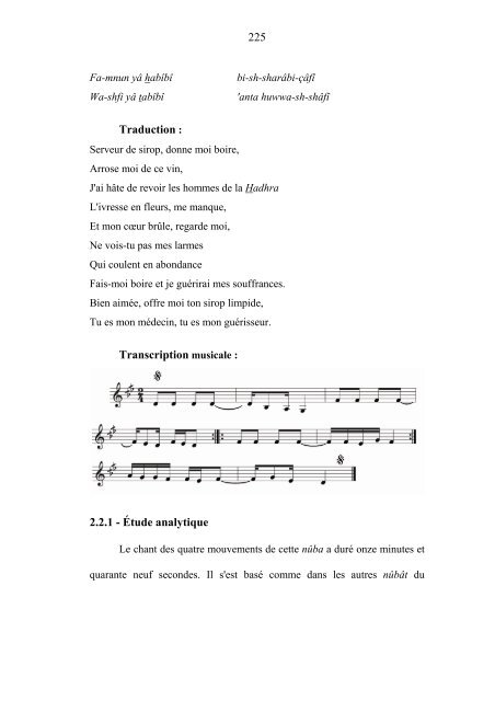 Le répertoire musical de la confrérie religieuse al ... - E-Corpus