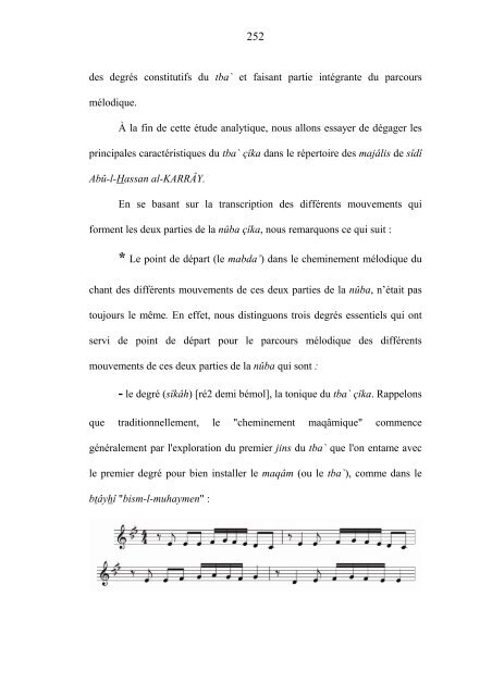 Le répertoire musical de la confrérie religieuse al ... - E-Corpus